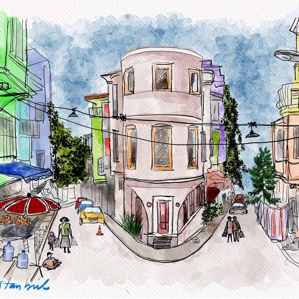 Urban Sketching (Kent Eskizleri)&nbsp;Maceram